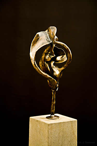 197_Florale Strutur0001_Bronze_Tombrink_Skulptur